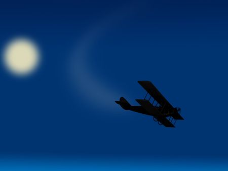night flightの写真素材