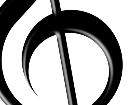 Treble clef                            の写真素材