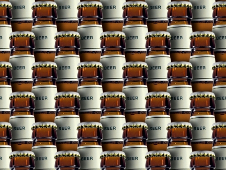 Beer bottlesの写真素材