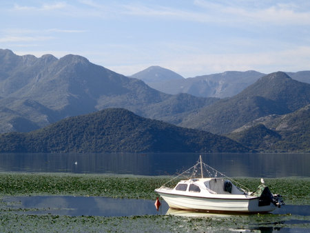 Mountain lakeの写真素材