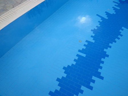 Bottom and wall of the swimming pool