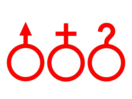 Sex: male, female, ambiguousの写真素材