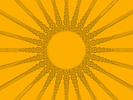 abstract sun
