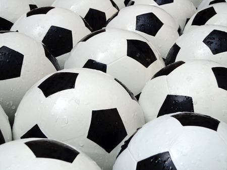 football ballsの写真素材