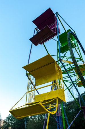 Rides at town fairs, mechanical games