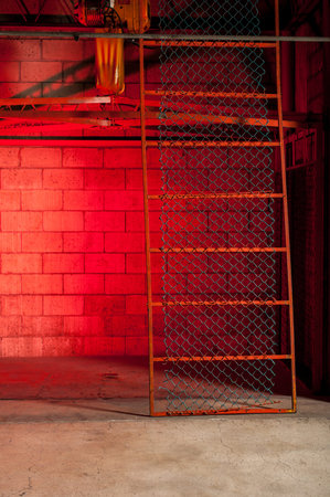 Warehouse spaces with metal elements
