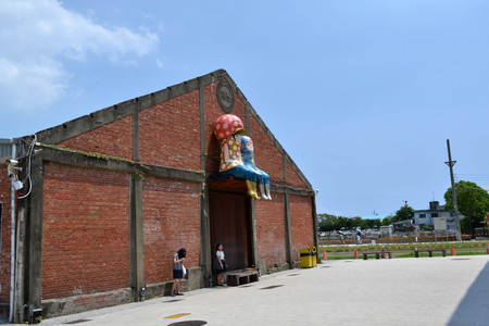 The art installation at Pier-2 Art Center, Kaohsiung (taken in July 2017)のeditorial素材