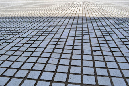 The tiled-floor in Taipei, Taiwan. Nothing else.