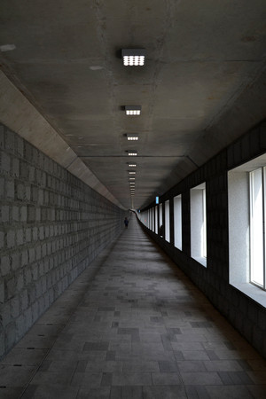 An empty street in Seoul in the morning. Pic was taken in August 2017のeditorial素材