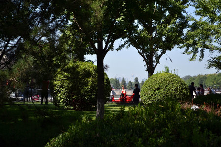 I guess it's not "forbidden" to take pre-wedding photos around "Forbidden" Palace. Lucky that we live in modern era. Pic was taken in September 2017のeditorial素材