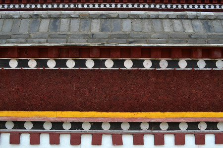 The view around Taktsa Temple in Zoige. Lucky that this place is rarely visited by tourists! Pic was taken in Zoige, Amdo Tibet-China, September 2017. Translation: "Tibetan Buddhist Temple"の写真素材