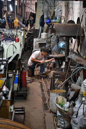 A workshop in the city of Cebu, Philippines. Pic was taken in September 2015.のeditorial素材