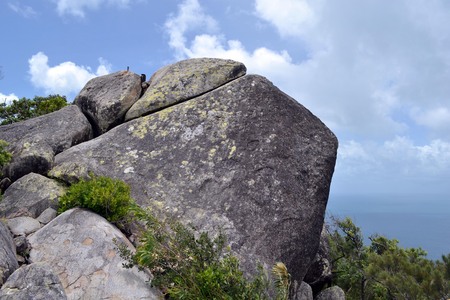 The view around Fitzroy Island, Queensland, Australia. The place is reachable by boat from Cairns. Pic was taken in February 2017.の写真素材