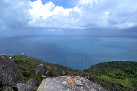 The view around Fitzroy Island, Queensland, Australia. The place is reachable by boat from Cairns. Pic was taken in February 2017.の写真素材