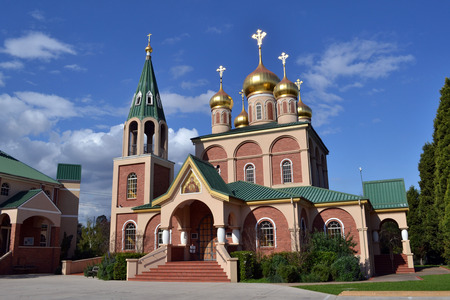 The Russian Orthodox Church in Melbourne, Australia. An interesting architecture! Pic was taken in September 2016.の写真素材
