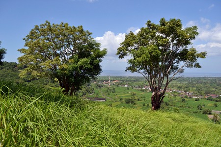 The wonderful view of Karangasem Regency in Bali, Indonesia. Pic was taken in June 2017.の写真素材