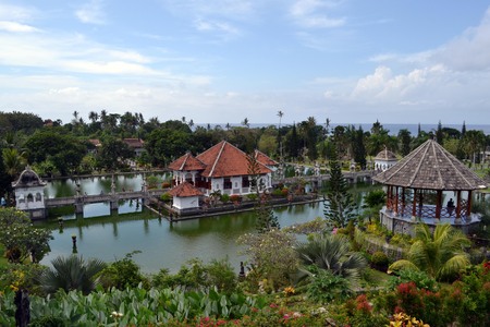 The water palace complex of Karangasem, Bali, Indonesia. Pic was taken in June 2017.のeditorial素材