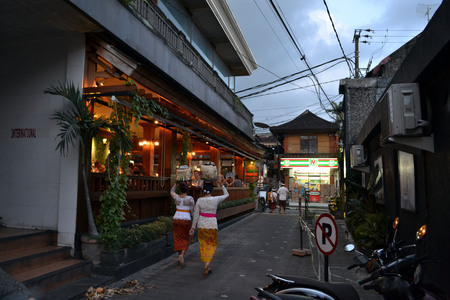 The activity around Ubud, Bali, Indonesia. Pic was taken in May 2017.のeditorial素材