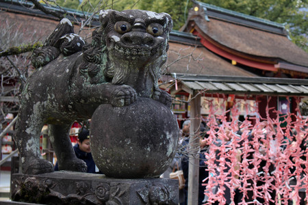 The details of architecture of Dazaifu Tenmangu, in Fukuoka, Japan.のeditorial素材