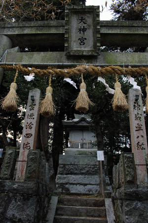 Onechi Shrine in Iizuka, Fukuoka, Japan. So serene as it's not touristy at all.の写真素材