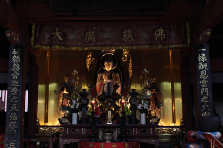 Translation: "Sofukuji Temple", an incorporation of Chinese culture. Taken in Nagasaki, Japan, February 2018.のeditorial素材