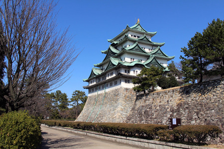 Way closer to Nagoya Castle, the icon of the city and Chubu Region. Taken in Nagoya - Japan, 
February 2018.のeditorial素材