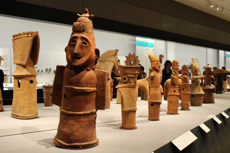 The statue collections at Tokyo National Museum. Impressive! Taken in Tokyo, February 2018.のeditorial素材