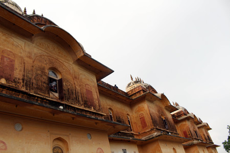 The entrance of Nahargarh Fort on the hill in Jaipur. Taken in India, August 2018.のeditorial素材