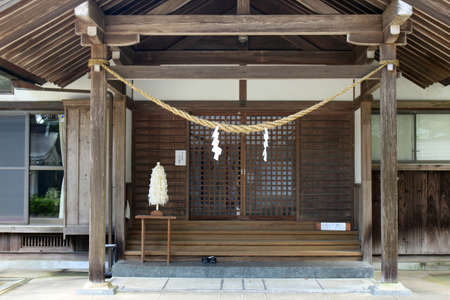 Old traditional building around Miyazaki Jingu Shrine. Taken in August 2019のeditorial素材