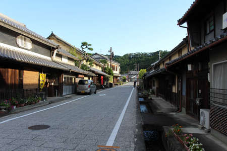 Situation around old town Oka of Asuka, Japan. Taken in September 2019.の写真素材