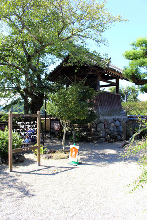 Tower of Asukadera Temple in Asuka. Taken in September 2019.のeditorial素材