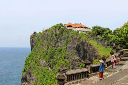 Roof of Uluwatu Pura seen from northern part of complex. Taken January 2022.のeditorial素材