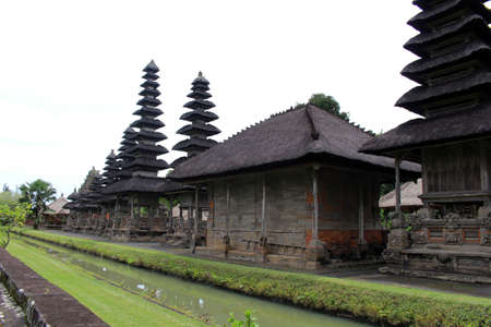 Intricate carvings around Taman Ayun Temple complex in Bali. Taken January 2022.のeditorial素材