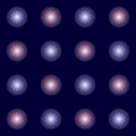 Abstract flowers concept seamless patternのイラスト素材