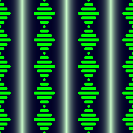 Green striped rhombus lines seamless patternのイラスト素材