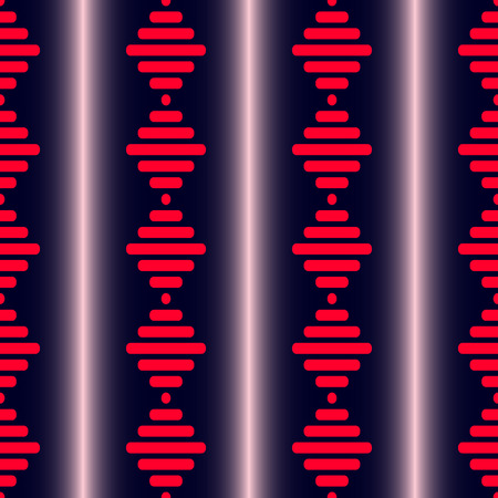 Red striped rhombus lines seamless patternのイラスト素材