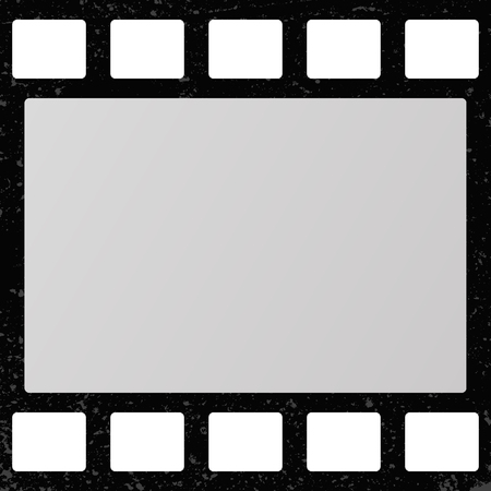 Retro movie film frame.のイラスト素材