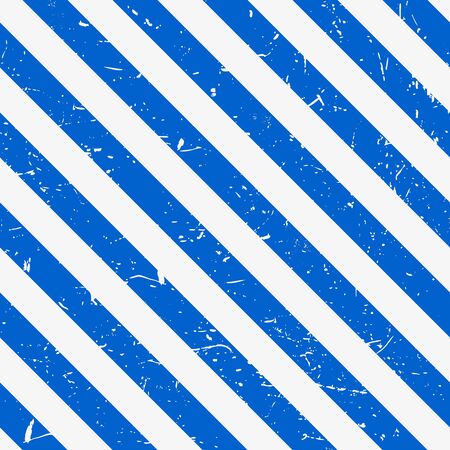 Sloping striped blue and white background in retro style. Seamless pattern.のイラスト素材