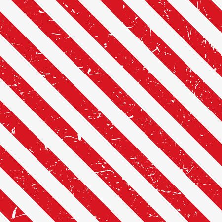 Sloping striped red and white background in retro style. Seamless pattern.のイラスト素材