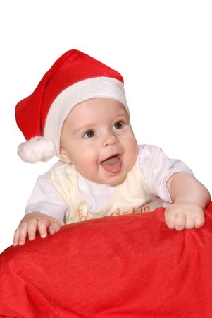 In anticipation of Christmasの写真素材