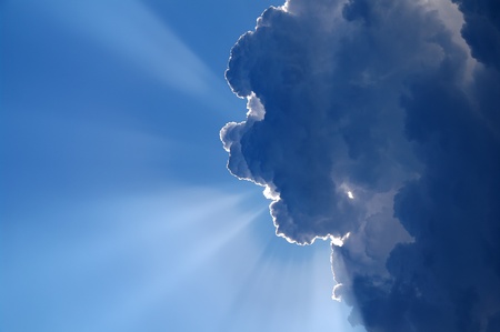 Cloud  monster. Storm cloud as a monsterの写真素材