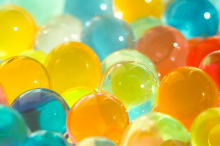 Background color of the hydrogel beadsの写真素材