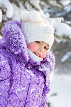 Portrait of a little girlの写真素材