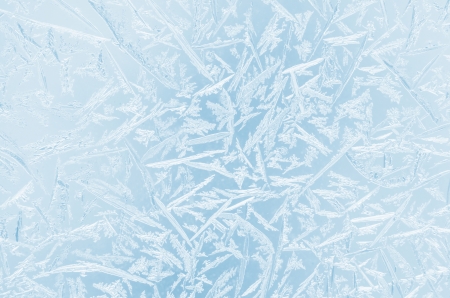 Abstract frosty pattern on glass.の写真素材