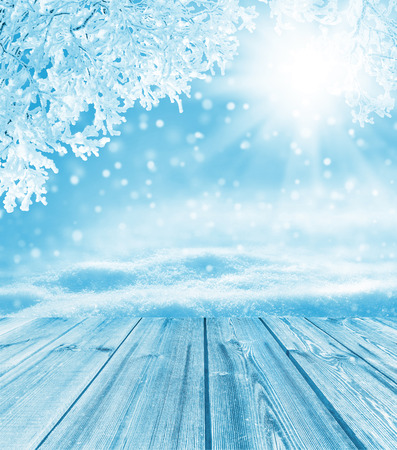 Winter backgroundの写真素材