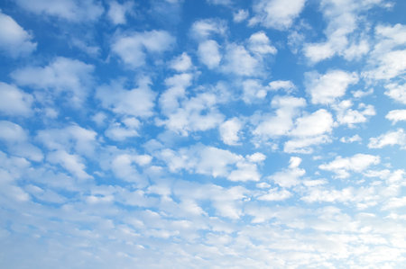 Beautiful morning cloudy sky