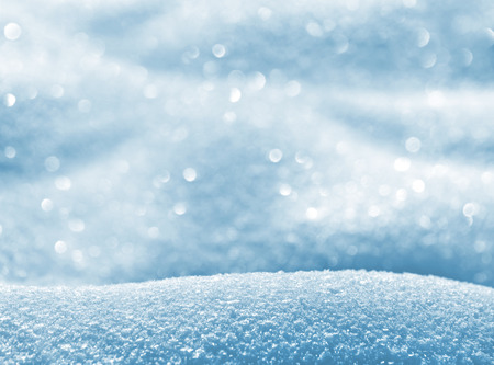 Natural winter background with snow shiny driftsの写真素材