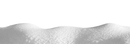 Snowdrift isolated on white background for design. Drifts in gray colors on  white background.の写真素材