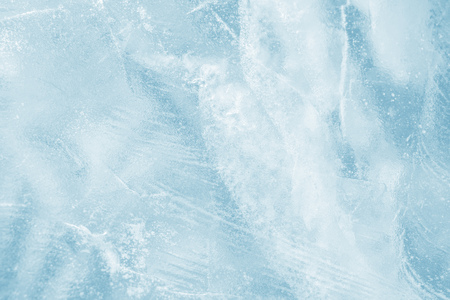 Ice background. Pattern of transparent shiny ice. Natural bright backgroundの写真素材