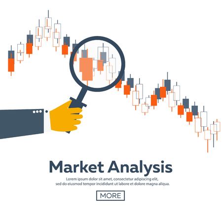 Forex market, trading. Forex club. Online trading. Technologies in business and trading. Artificial intelligence. Equity market. Business management. Modern flat designのイラスト素材